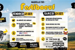 Cadars Rodez, partenaire du 21e Festiboeuf de Naucelle - 2 et 3 octobre 2026